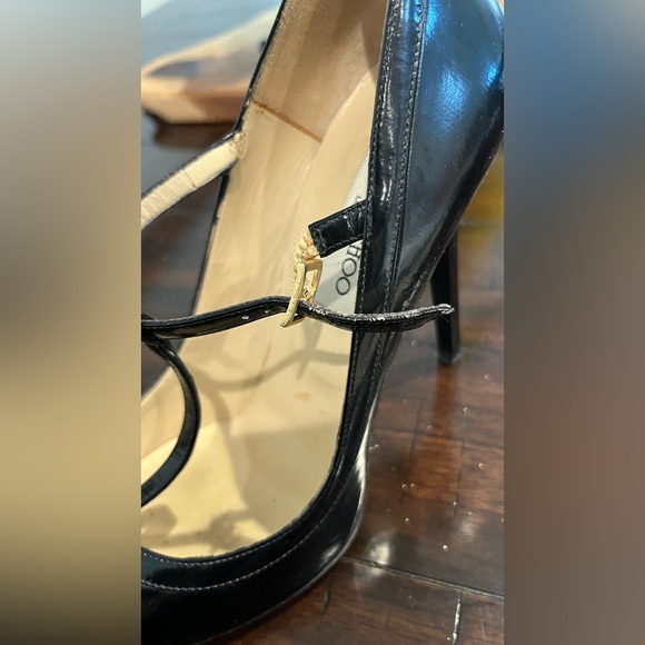 Jimmy Choo Black Patent Leather Heels - Picture 2 of 5